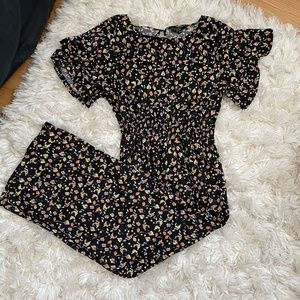 Floral Print Jumpsuit